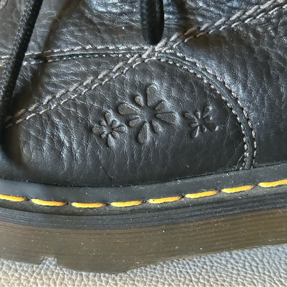 SOLD - Dr Martens Vintage Platform Daisy Oxford Shoes Y2k Leather 12283 - Picture 8 of 12